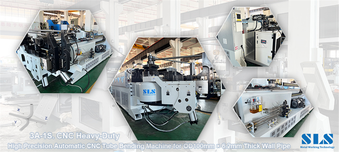 X-130CNC. 008.Heavy‑Duty 3A‑1S Large Tube Bender X-130CNC. 008.Wytrzymała giętarka do dużych rur 3A-1S