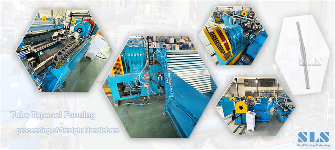 Zwężająca się maszyna. XDTF-50CNC. 002. Proste kierownicy