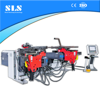 Rura kotła serpentynowa maszyna zginająca | Dwie głowice-lewa i prawa podwójna giętarka rurki CNC (DH-76CNC-3A-2S-LR)